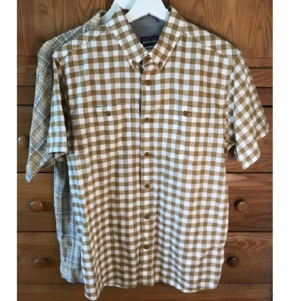 2 Patagonia Short Sleeve Shirts Large